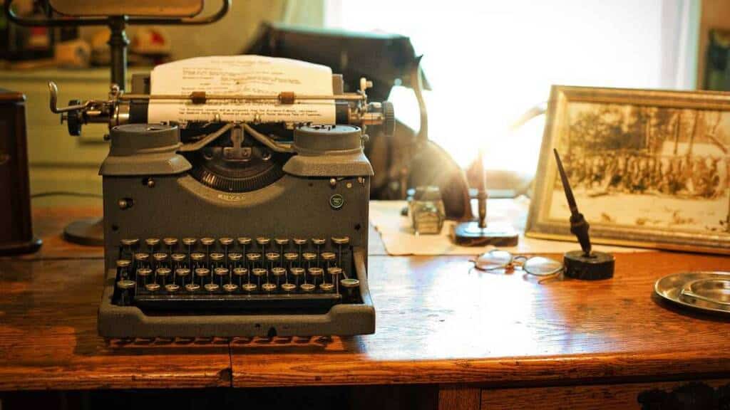 old typewriter