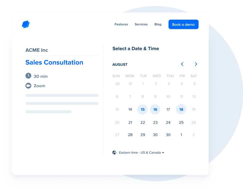 calendly screenshot