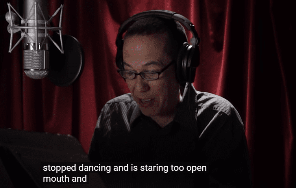 gilbert gottfried reads 50 shades screenshot